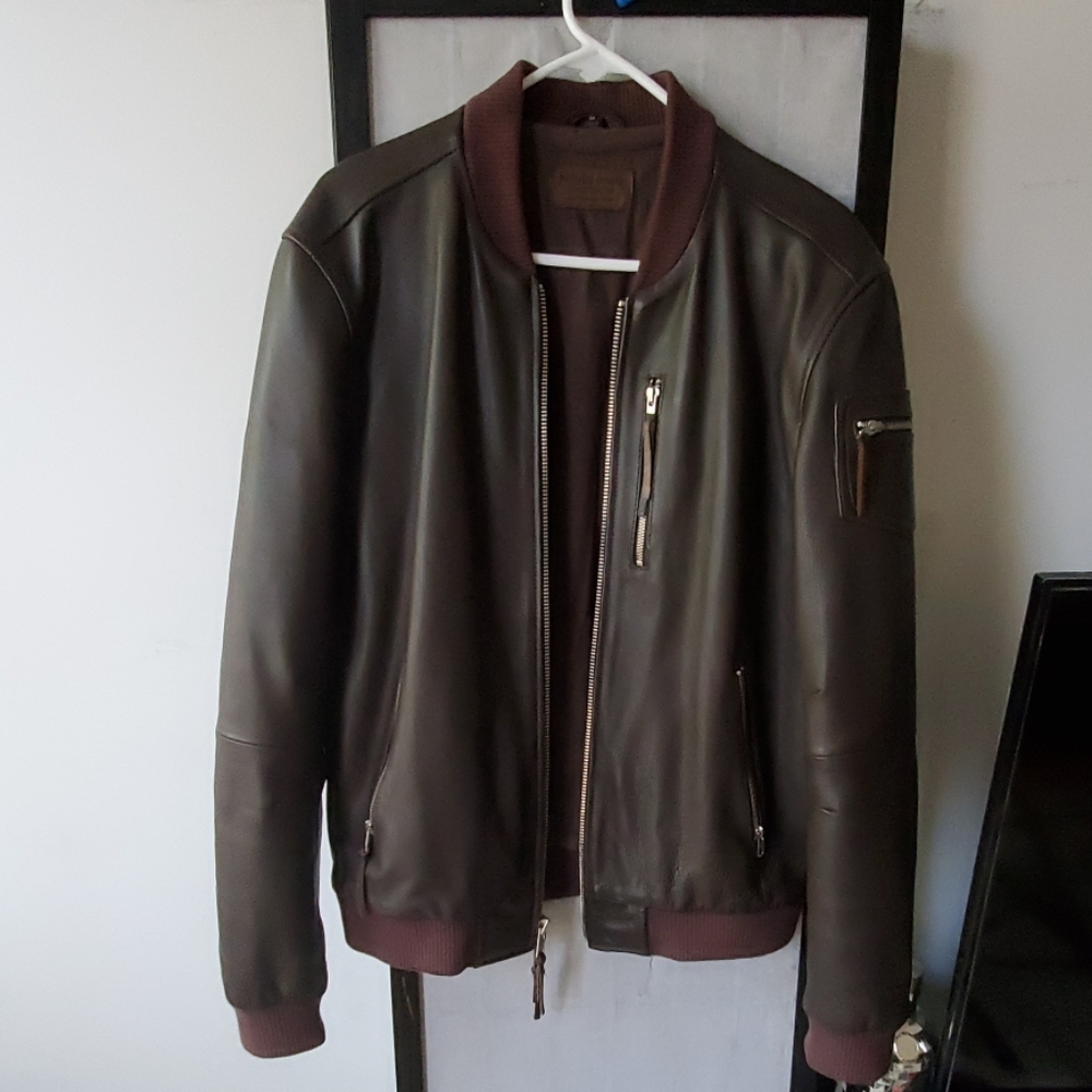 Clean leather jacket